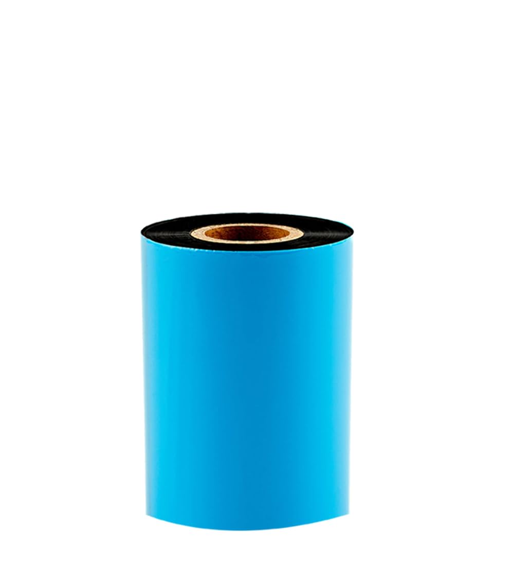 1 Roll 3.54" x 1476' Premium Enhanced Wax Thermal Transfer Ribbon, 90mm x 450m Black Industrial Barcode Label Printer Ribbon - Compatible with Zebra, TSC, GoDex, Citizen, 1" Core