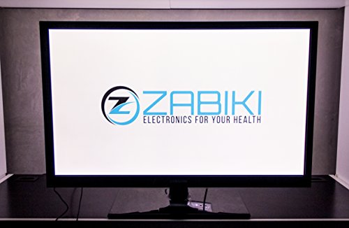 Zabiki Bias Lighting Kit 6500k Backlight for up to 27" Computer Monitors, comes with DIMMER, and VELCRO SECURING SYSTEM