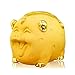 Produktbild Liuwubing Sparschwein Kind Spardose Keramik Sparschwein Wohnzimmer Schlafzimmer Dekoration Einfache Mode Schwein Ornament (Color : Gold, Size : 22CM*32CM*22CM)