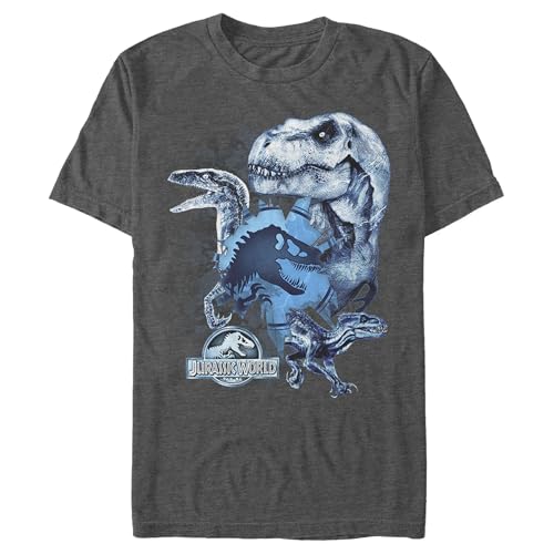 T-shirt Jurassic World Fallen Kingdom pour look streetwear homme en été
