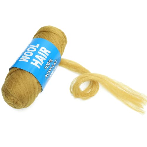 Brazilian Wool Hair for Braids 100% Brazilian Wool Hair Acrylic Yarn for African Braids/Spring Twist/Faux Locs/Box Braids/Wraps with Crochet Hook (2 - Image 4