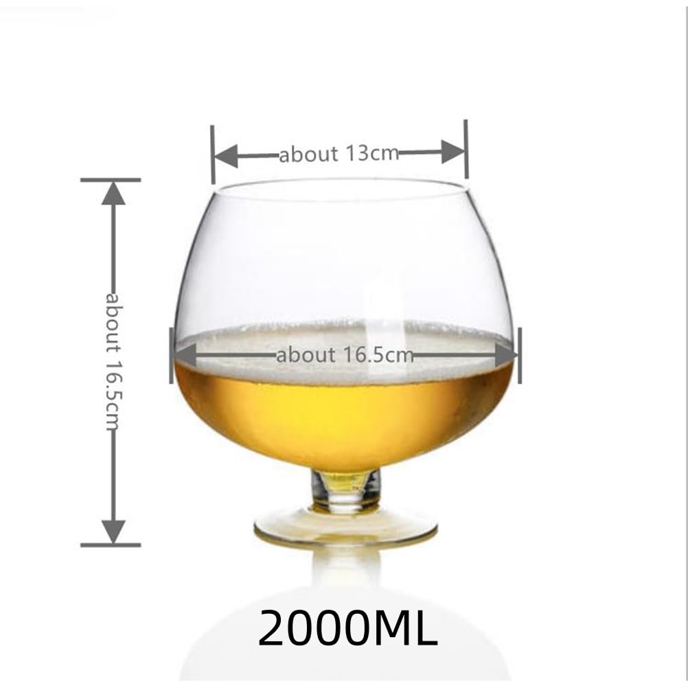 Large Crystal Brandy Glasses - Up to 12L -4 Large Crystal Brandy Glasses - Up to 12L -4
