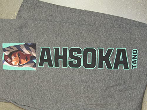 Star Wars Clone Wars Ahsoka Tano Character Heather Grey Sleep Pajama Pants2
