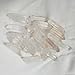 Clear Crystal,Charminer 230g 1/2 lb Natural Clear Quartz Crystal Points Shards About 39 Piece Lot Average