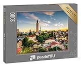 puzzleYOU: Puzzle 2000 Teile „Blick auf den Alten Hafen in Antalya City. Antalya ist EIN beliebtes Reiseziel in der Türkei“