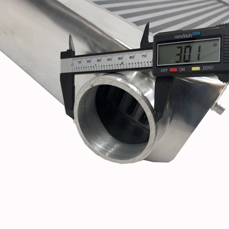 Aluminum Front Mount Turbo Racing Intercooler Overall Size 31x12x4" 3" Inlet/Outlet Universal - Image 6
