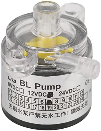 Miniatura 5 de Grado alimenticio sin escobillas de 12 V para fuente de acuario Sistema Solar 7W ultra silencioso Juicer de beber sumergible de bajo ruido