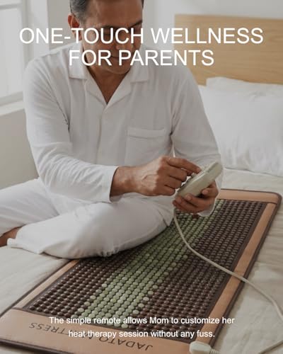 Image of Carefit Original Jadato Health Care Heating Mat | 1092 Jade Tourmaline Stones with Uterus Care