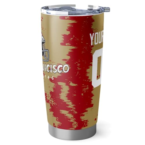 Image of ANTKING San Francisco Tumbler 20oz Travel Mug Custom Number Name Gifts