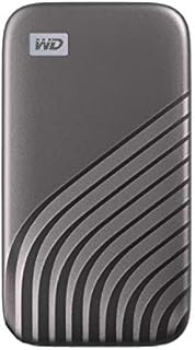 WD 1TB My Passport SSD Portable External Solid State Drive, Gray, Sturdy and Blazing Fast, Password Protection with Hardware Encryption - WDBAGF0010BGY-WESN