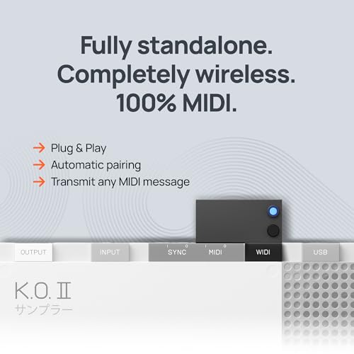 Image of CME WIDI K.O.II Premium Bluetooth MIDI Interface for teenage engineering | Compatible with medieval & riddim, Ultra Low 3ms Latency, No Battery, No Drivers