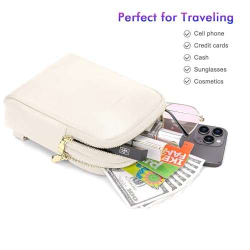 nuoku Women's Crossbody Sling Bag - Small RFID Wallet & Cell Phone Pouch3