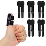 KFHENSOMR 5 férulas ajustables para los dedos, estabilizador de dedos transpirable, con banda de aluminio integrada para tendinitis rota, esguinces y dedos hinchados