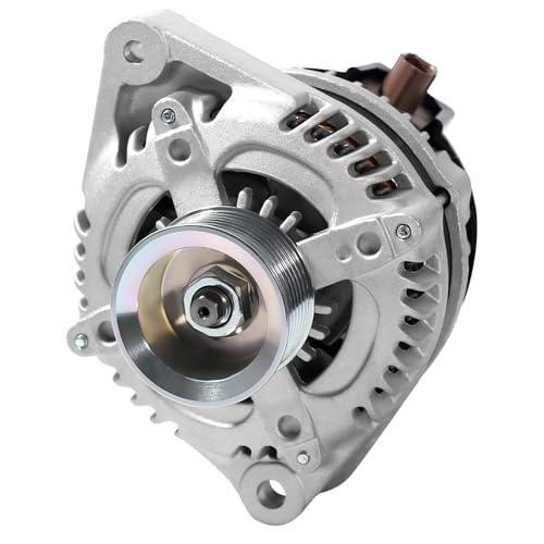 11390N Alternator Compatible with 2008-2012 Honda Accord, 2009-2014 Acura TSX L4 2.4L, 130Amp/12Volt Automotive Replace for: 104210-5890 31100-R40-A01
