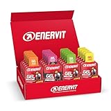 Enervit Energy Gel – Energiegele mit Vitaminen, 20 g Kohlenhydrate pro Gel, hohe Energiedichte, für Ausdauersport, Vegan, Glutenfrei, gemischte Packung mit 20 Gels, 25 ml pro Packung