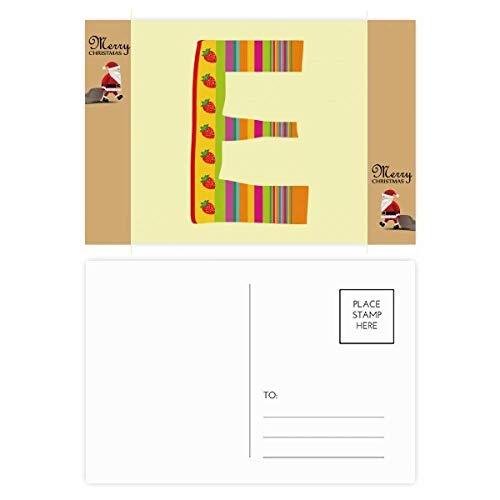 Cartes postales de remerciement fraises papeterie florale lot de 20