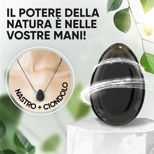 Gemstone Pendant Made from Genuine Natural Stone: Tourmaline | Crystal Necklace with Teardrop Pendant & Elegant Cord | Premium Healing/Lucky Stone Crafted from High-Quality Minerals3