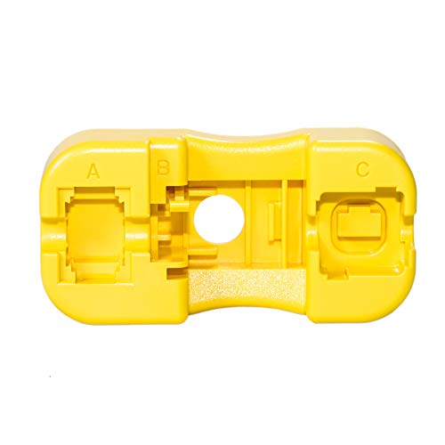 Linkomm Keystone Jack Punch-Down Handheld Tool Termination Palm Holder Stand (Yellow) #TOP3