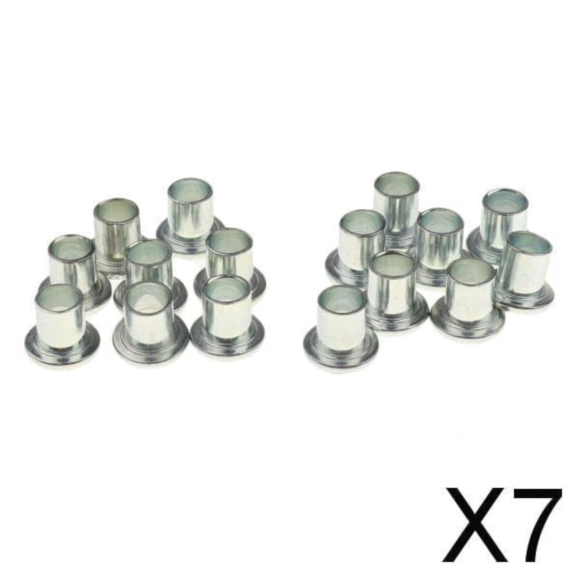 7x16pcs Iron Roller Skate Wheels Accessories Center Bearing