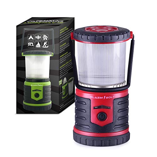Blazin' Battery LED Rechargeable Lantern | 500 Hour Runtime | Power Bank | Storm Light (600 Lumen, Red) - Thumbnail 4