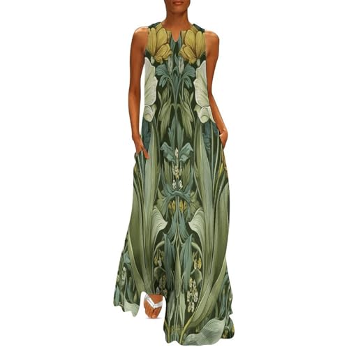 Robe longue grande taille ample et fluide pour masquer les formes avec élégance