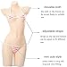 SPORCLO Cute Sexy Anime Lingerie Bra and Panty Set Lolita Cosplay Micro Underwear Suit Kawaii for Women