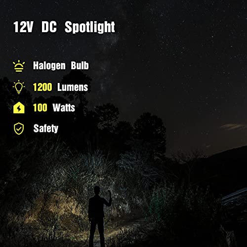 800-2301-0 Max Million Iii With 12V Dc Charger Halogen Bulb Spotlight #TOP3