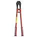 437002 Bolt Cutter 18.11In with Eccentric Screws Red Lacquered