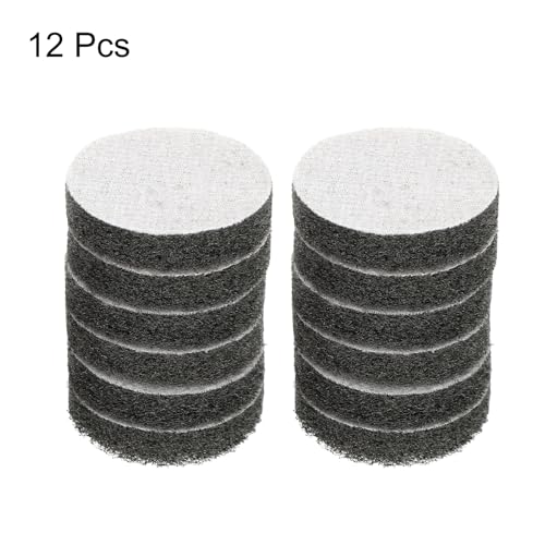 HARFINGTON 12 peças esfregões de limpeza 800 grãos 5 cm escova elétrica aro e loop superfície condic