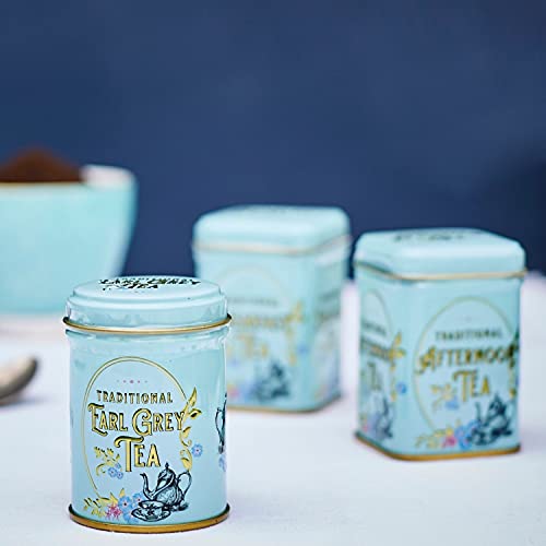 New English Teas Victoriano Vintage Mini Set De Regalo 3x: Latas De Té Con Surtido De Té A Granel, Té, 70 Gramo - Imagen 4