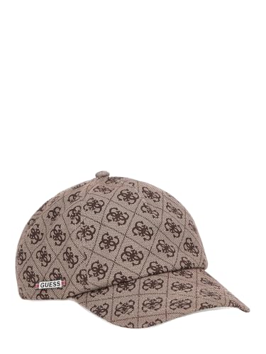 GUESS Gorra de béisbol London BBO – Beige Brown One Size, BBO - Beige Brown, Talla única