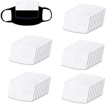 100% Made In USA HEPA H-11 Face Mask Filter FAR SUPERIOR TO PM2.5 Filters, Breathing Insert Replaceable Protective Mouth Mask Filter For Adults (50)