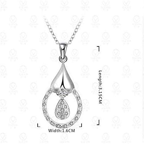 Collier pendentif goutte d'eau 45cm pour sublimer un décolleté - 2