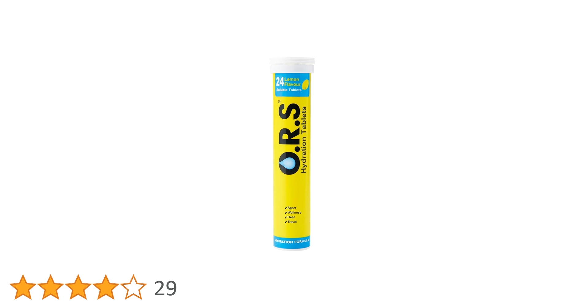ORS Hydration Tablets オーアールエス 24本セット Amazon | O.R.Sタブレット24粒入り (レモン) 熱中症対策 電解質