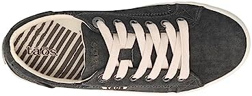 Taos Footwear Women's Star Charcoal Wash Canvas Sneaker 7 W US | Image 5
