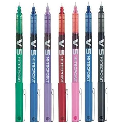 PILOT Bolígrafos BX V5 - Paquete de 7 colores Cover