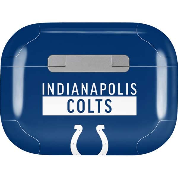 Skinit Decal Audio Skin Compatible with AirPods Pro 2nd Gen - Officially Licensed NFL Indianapolis Colts Blue Performance Series Design