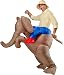 Forum Novelties Men's Ride an Elephant Inflatable Costume, Multi, One Size