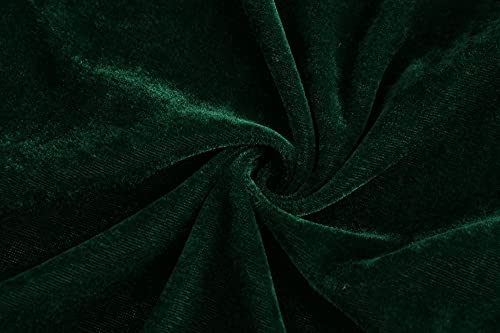 Knelor Kids Hooded Velvet Cloak Robe Halloween Cosutme Cape Fancy Cosplay Costumes 3 To 16 Years (S/Age 3-4, Green) #TOP5