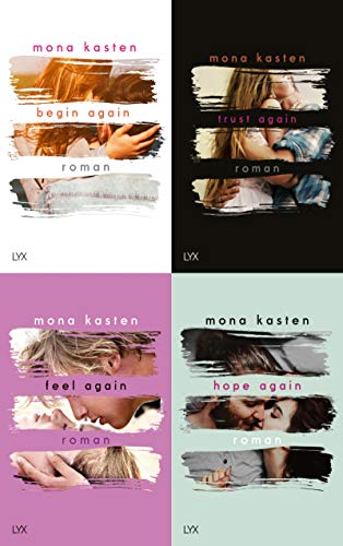 Preisvergleich Produktbild Mona Kasten Again Reihe Band 1-4 plus 1 exklusives Postkartenset