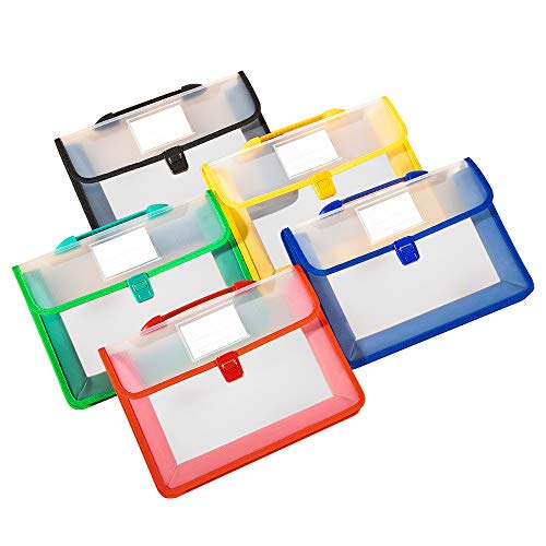 5 Packs Expanding File Folders,Document Organizer Letter Size,Expanding File Organizer For Office And School Supplies #TOP1