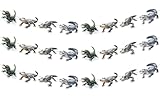 Alligator Party Decorations Crocodile Birthday Banner Alligator Themed Garland Reptile Themed Hanging Decors for Boy Man Green Swamp Jungle Safari Reptile Birthday Party Baby Shower Supplies