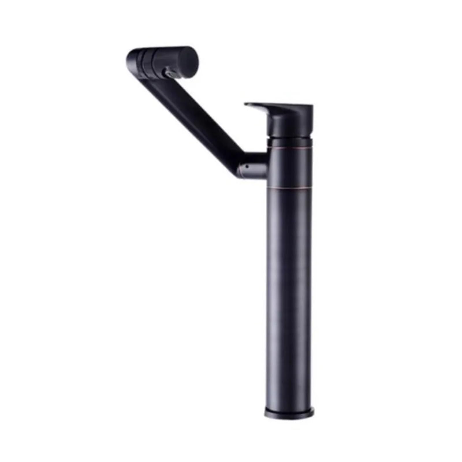 Gqnblvhzupdm Nero Kitchen Faucets, Fashion Hot And Cold Brass Single Lever Black Finish Sink Faucet, Bathroom Basin Mixer Tap(Nero)
