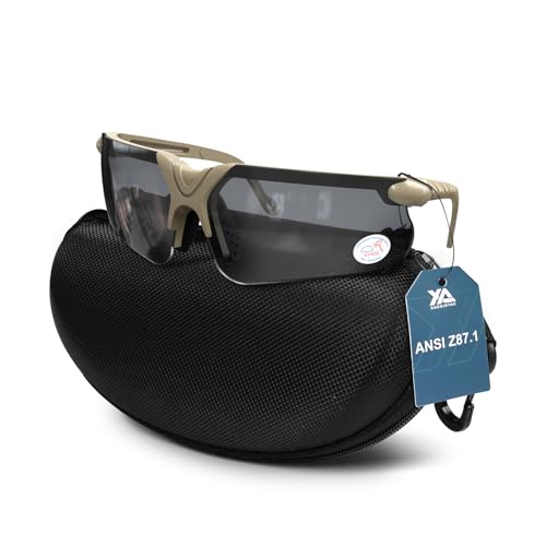 Image of xaegistac Shooting Glasses with Case-Safety Glasses Anti Fog