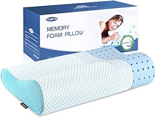 Memory Foam Pillows, Neck Pillow Queen Size Bed Pillow for Sleeping, Ergonomic Cervical Pillow Neck Support Pillow for Side Back Stomach Sleeper, Orthopedic Contour Pillow for Neck and Shoulder Pain