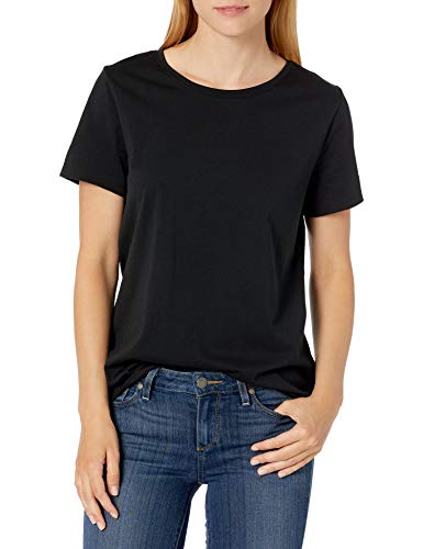 Amazon Essentials Women's Regular-Fit 100% Cotton Short-Sleeve Crewneck T-Shirt (Available in Plus Size), Pack of 22