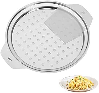 Westmark Spaetzle Top + Scraper, 2-Piece Set, For Pots With A Diameter Of 24-28 cm, Stainless Steel/Plastic, Silver, 61112240