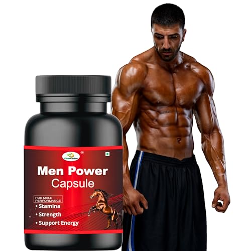 Image of Men Power Capsules for Men | Ayurvedic Inspired Formula | Daily Energy & Wellness Support | 60 Veg Capsules