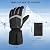 YBWLCLO Heated Gloves for Men Women, Touchscreen Electric Waterproof Heating Gloves for Cycling Camping Motorcycle Driving Hiking Skiing Snowboarding Outdoor Winter Sport