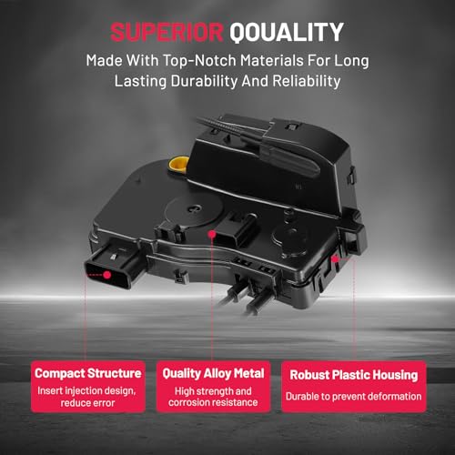 Image of SYERAL Power Door Lock Actuator Front Left Driver Side Compatible with Kia Sportage 2011-2016 Replacement for 813103W010 813103W000